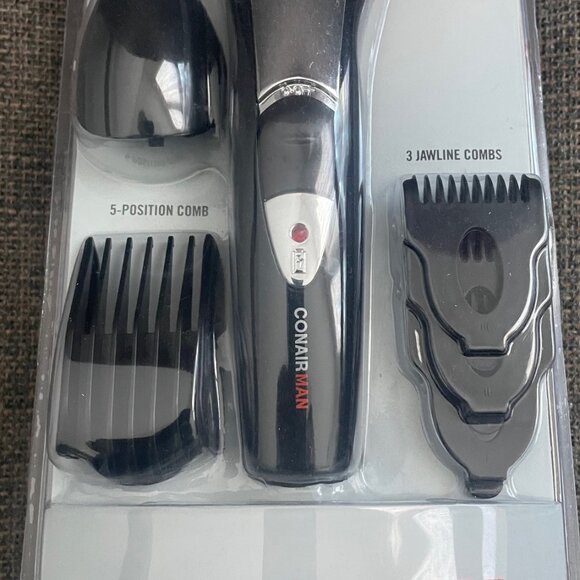 ConairMAN All-in-1 Beard & Ear/Nose Hair Trimmer for Men - Picture 1 of 3